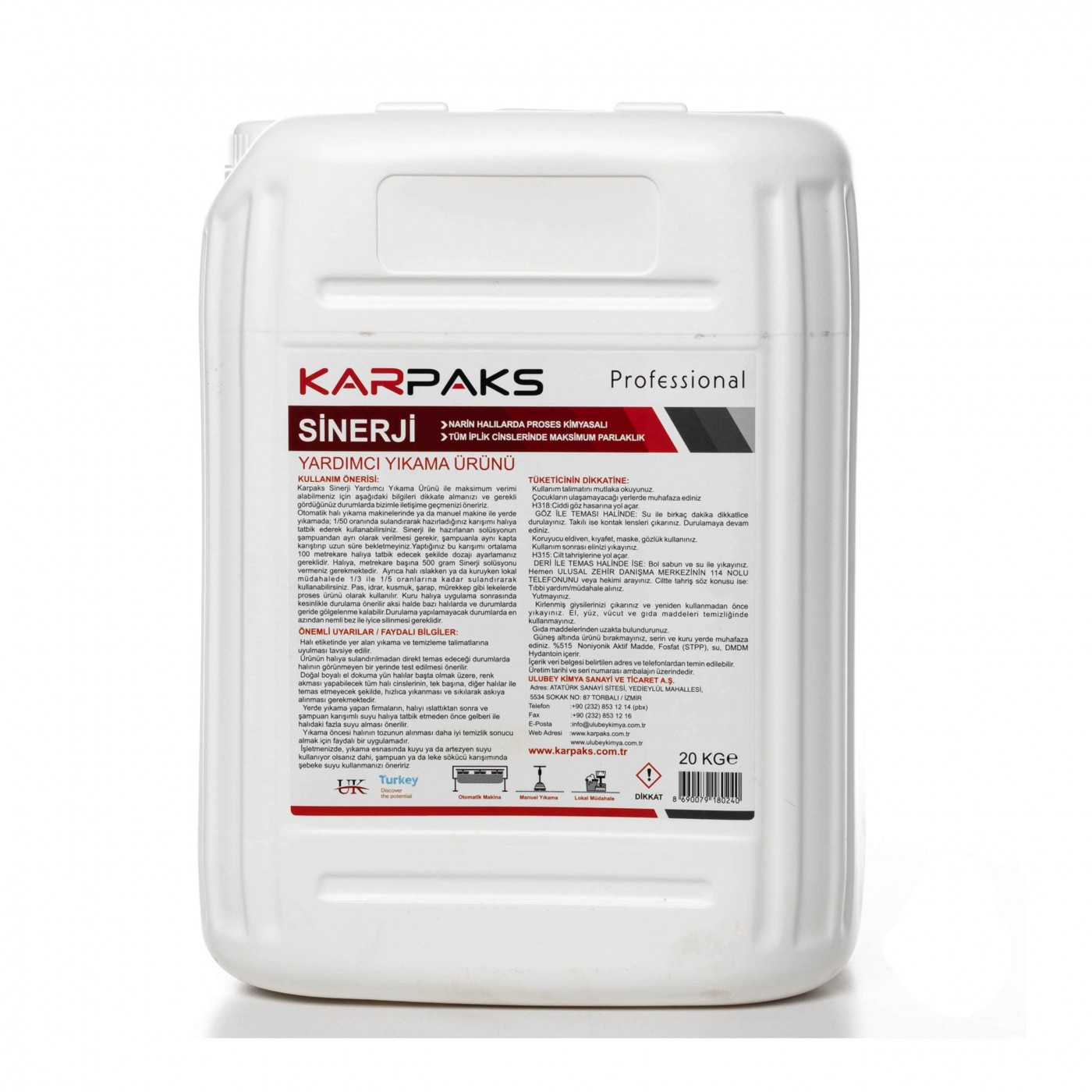 Sinerji Yardımcı Yıkama Maddesi 20 kg